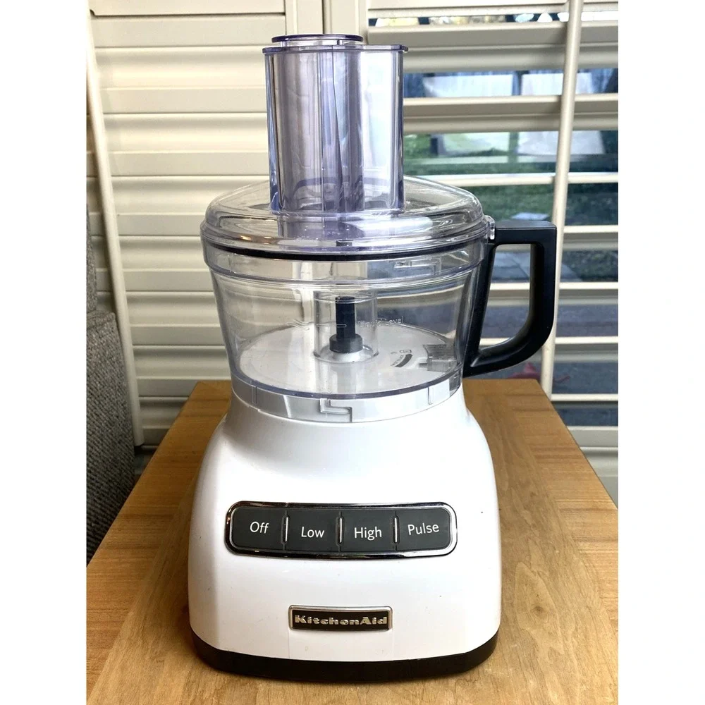 KitchenAid 7Cup Food Processor System White Tested‎ KFP0711WH NO BLADE